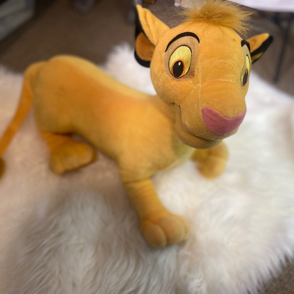 Disney Lion King Jumbo Simba 19" Plush, Animals